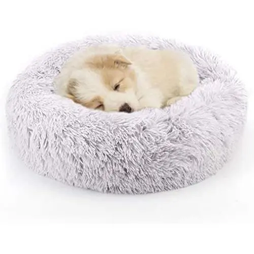 NOYAL Donut Dog Cat Bed, Soft Plush Pet Cushion, Anti-Slip Machine Washable Self-Warming Pet Bed - Improved Sleep for Cats Small Medium Dogs (Multiple Sizes) NOYAL Donut Dog Cat Bed, Soft Plush Pet Cushion, Anti-Slip Machine Washable Self-Warming Pet Bed - Improved Sleep for Cats Small Medium Dogs (Multiple Sizes)