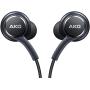 OEM ElloGear Earbuds Stereo Headphones for Samsung Galaxy S10 S10e Plus Cable 3.5mm Jack - Designed by AKG - with Microphone and Volume Buttons (Grey) - 2 Pack