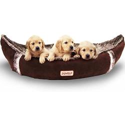 JOYELF Medium Dog Bed Orthopedic Dog Bed with Removable Washable Cover Warm Dog Bed for Small to Medium Dogs and Toys as Gift