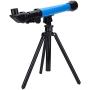 Bindpo Astronomical Telescope,Kids Educational Gift Toy Monocular Space Astronomical Telescope with Stretchable Tripod 20X 40X 60X Eyepiece Magnification for Beginners/Children(Blue)