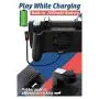 Mobile Game Controller Gamepad with Power Bank Portable Cooling Fan for Call of Duty PUBG Fortnite L1R1 Aim and Shoot Trigger Joystick for iPhone iOS Android Phone Grip Handle [2000mAh Version]