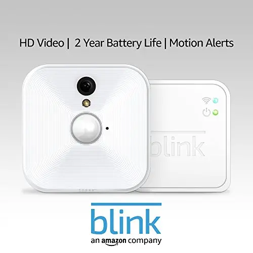 Blink Indoor Home Security Camera System with Motion Detection, HD Video, 2-Year Battery Life and Cloud Storage Included - 1 Camera Kit