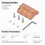 SMALLRIG Wooden Handgrip for Sony Alpha a6000/a6300/a6500 Mirrorless Digital Camera Cage 1889 Cage 1661-1970