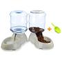 Ito Rocky Pet Feeding Solution Automatic Cat & Dog Cafe Feeder and Water Dispenser in Set with Food Scoop 6-Meal Automatic Food Dispenser for Small/Middle Puppy and Kitten