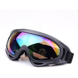 Viriber Snow Googles Windproof UV400 Motorcycle Snowmobile Ski Bicycle Riding Goggles Eyewear Sports Protective Safety Glasses