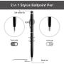 Stylus Pens for Touch Screens,UROPHYLLA 10pcs Universal 2 in 1 Capacitive Stylus Ballpoint Pen for iPad,iPhone,Samsung,HTC,Kindle,Tablet,All Capacitive Touch Screen Device -Black+Red