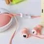 QearFun Stereo 3.5mm in Ear Cat Earphones Earbuds with Microphone with Earphone Storage Case for Smartphone MP3 iPod PC Music (Pink) QearFun Stereo 3.5mm in Ear Cat Earphones Earbuds with Microphone with Earphone Storage Case for Smartphone MP3 iPod PC Music (Pink)