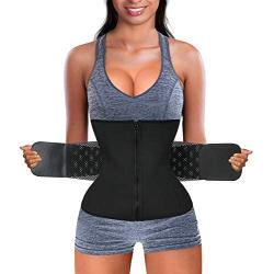 Gotoly Women Waist Trainer Corset Cincher Trimmer Belt Slimming Body Shaper Belly Weight Loss Sport Girdle