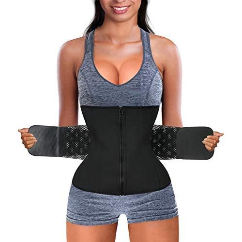 Gotoly Women Waist Trainer Corset Cincher Trimmer Belt Slimming Body Shaper Belly Weight Loss Sport Girdle