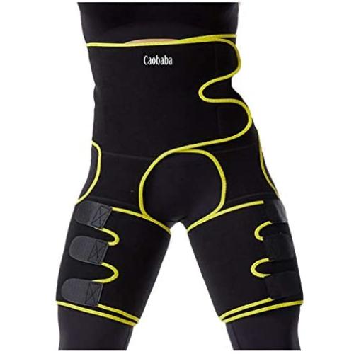 Caobaba Waist Trainer Shaping Thigh Shaper High Waist Ultra Light Thigh Trimmer Butt Lifter Shapewear and Hips Belt