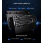 GameSir GK300 Wireless Mechanical Gaming Keyboard 2.4 GHz + Blutooth Connectivity, 1ms Low Latency, Aluminium Alloy Top Plate, Anti-ghosting for PC/iOS/iPad/Android Smartphone/Laptop and Mac (Renewed)