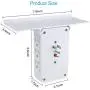 Socket Shelf 8 Outlet Surge Protector, Wall Socket Shelf Outlet Extender with 2 USB Charging Port, Bathroom Outlet Plug Expansion Shelf(8AC2USB-Surge Protector) Socket Shelf 8 Outlet Surge Protector, Wall Socket Shelf Outlet Extender with 2 USB Charging Port, Bathroom Outlet Plug Expansion Shelf(8AC2USB-Surge Protector)