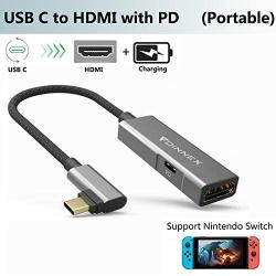 USB C HDMI Charging Adapter Compatible with Nintendo Switch, HDMI Dock for Samsung Dex S10/S9/S8 Plus,Note 10/9/8, Type-C to HDMI 4K 60Hz Power PD Converter