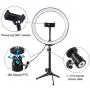 10.2 Inches Ring Light -Dimmable LED Ring Light Kit Photography Light Selfie Fill Light with Mobile Phone Holder for Vlog, Makeup, YouTube, Camera, Photo, Video 10.2 Inches Ring Light -Dimmable LED Ring Light Kit Photography Light Selfie Fill Light with Mobile Phone Holder for Vlog, Makeup, YouTube, Camera, Photo, Video