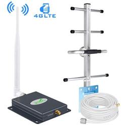 Cell Phone Signal Booster 4G LTE Verizon Signal Booster 700MHz Band 13 Mobile Signal Booster Verizon Cell Phone Amplifier Extender for Home and Office Use - Improve 4G LTE Signal for Remote Area