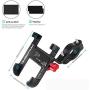 YF Universal Bicycle Phone Mount, Bike Holder Handlebar Cellphone Adjustable, Fits Phones from 3.5-7" Wide, Fall Prevention