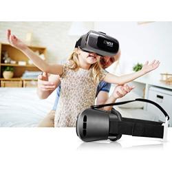 VR Headset Compatible with iPhone & Android - Limited Edition - Universal Virtual Reality Goggles for Kids & Adults - Your Best Mobile Games 360 Movies w/Soft & Comfortable New 3D VR Glasses | Silver