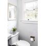 Neater Nest Reversible Toilet Paper Holder with Phone Shelf and Bathroom Hook, Vintage Decor Style (Oil Rubbed Bronze)