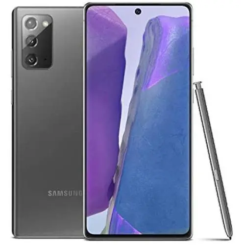 Samsung Galaxy Note 20 5G Factory Unlocked Android Cell Phone | US Version | 128GB of Storage | Mobile Gaming Smartphone | Long-Lasting Battery | Mystic Gray Samsung Galaxy Note 20 5G Factory Unlocked Android Cell Phone | US Version | 128GB of Storage | Mobile Gaming Smartphone | Long-Lasting Battery | Mystic Gray