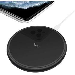 Fast Wireless Charger, Vebach Dubhe1s Qi Certified Wireless Charging Pad 7.5W for iPhone SE 2020/11/11 Pro/11 Pro Max/Xs/Xs Max/XR/X/8/8P, 10W for Samsung Galaxy S20/S10/Note 10/S9, Aluminum Frame