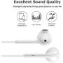 Lighting Headphones/Earphones/Earbuds, Built-in Microphone and Volume Control,Suitable for Apple iPhone 11 Pro Max/X/XS/XS MAX/XR/8/8P/7/7P/iPad Pro/iPad Air/iPad Mini/iPod (Bluetooth Connectivity)