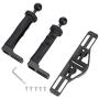 Diving Underwater Handheld Gimbal Stabilizer Aluminum Tray with Dual Handle Grips with 1/4in Screws for Underwater Camera Housing Case Accessory Diving Gimbal Stabilizer Accessories