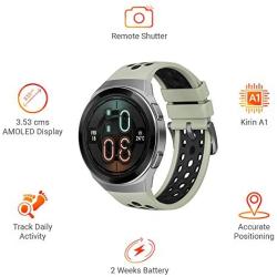 HUAWEI Watch GT 2e Bluetooth SmartWatch, Sport GPS 14 Days Working Fitness Tracker, Heart Rate Tracker, Blood Oxygen Monitor, Waterproof for Android and iOS, 46mm Mint Green