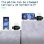 Wireless Charger, 3-in-1 Design Charging Stand Compatible for QI Cell Phone iWatch 1/2/3/4 and Airpod 2, iPhone 11/11 Pro Max/X/XS Max/8 Wireless Charging Station,Desk Charging Pad(White)