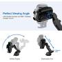 KLT Wireless Car Charger Mount 15W Qi Fast Charging Auto-Clamping Windshield Dash Air Vent Car Phone Holder Compatible with iPhone 11/11 Pro/11 Pro Max/XS/X/XR, Samsung S10/S10+/S9/S9+/S8/S8+, etc