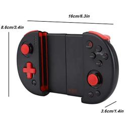 Ciglow Bluetooth Gamepads, Wireless Bluetooth Extendable Game Controller Bluetooth Controller Gamepad Joystick for 6.2 Inches iOS/Android Smartphone.