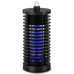 GLOUE Bug Zapper Indoor, 9W Powerful Insect Killer, Plug-in Electric Mosquito Zapper - Power Portable Home Mosquito Flying Insects Trap for Bedroom, Living Rooms, Kitchens