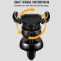 Car Mount Air Vent Cell Phone Holder Pop Cup Suction Car Mount for Collapsible Grip/Socket Mount Dashboard Desk Wall Bracket for GPS Navigation All Smartphones
