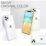 OULUOQI Compatible with iPhone 11 Pro Max Case 2019,Tempered Glass Screen Protector [2Pack] with Shockproof Clear Case for iPhone 11 Pro Max 6.5 inch.(Yellow)