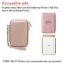 Canboc Shockproof Carrying Case for Fujifilm Instax Mini Link Smartphone Printer & INSTAX Share SP-2 Smart Phone Printer | Storage Travel Bag Portable Fits USB Cable & Mini Instant Film, Rose Gold Canboc Shockproof Carrying Case for Fujifilm Instax Mini Link Smartphone Printer & INSTAX Share SP-2 Smart Phone Printer | Storage Travel Bag Portable Fits USB Cable & Mini Instant Film, Rose Gold