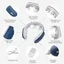 Neck Massager with Pulse Heated, Smart Portable Cordless Neck Massage Equipment, 3 Modes 15 Speeds Electric Pulse Massage Gifts for Women Men Dad Mom, Use at Home Office Travel (Blue) Neck Massager with Pulse Heated, Smart Portable Cordless Neck Massage Equipment, 3 Modes 15 Speeds Electric Pulse Massage Gifts for Women Men Dad Mom, Use at Home Office Travel (Blue)