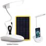 KK.BOL Solar Desk Lamp Three Levels Dimmable Led Table Lamp for Reading Bedside Light Night Light 3000mAh