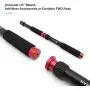 Gimbal Extension Pole, Lightweight Aluminum Telescopic Rod for DJI OSMO Mobile 2 Zhiyun Smooth 4/Q Smartphone Stabilizer and DSLR Camera, 10.4 to 17.3 Inch Adjustable Gimbal Extension Pole, Lightweight Aluminum Telescopic Rod for DJI OSMO Mobile 2 Zhiyun Smooth 4/Q Smartphone Stabilizer and DSLR Camera, 10.4 to 17.3 Inch Adjustable
