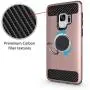 Samsung Galaxy S9 Phone Case With Tempered Glass Screen Protector And Magnetic Ring Holder Stand Kickstand Hybrid Protective Cell Accessories Hard Cover for Glaxay S 9 Galazy 9S GS9 Women Girls Pink Samsung Galaxy S9 Phone Case With Tempered Glass Screen Protector And Magnetic Ring Holder Stand Kickstand Hybrid Protective Cell Accessories Hard Cover for Glaxay S 9 Galazy 9S GS9 Women Girls Pink