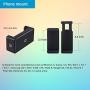 Vlogging Accessory Kit for Video Recording, Tripod Accessories Replacement of Phone Microphone Mobile Mount Clip Adapter Bluetooth Remote Shutter 3.5mm Headphone Jack Adapter for Live Streaming