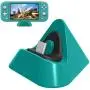 IUGGAN Charging Dock for Nintendo Switch Lite and Nintendo Switch Mini, Compact Charging Stand Station for Cell Phone with Type C Input Port (Turquoise) IUGGAN Charging Dock for Nintendo Switch Lite and Nintendo Switch Mini, Compact Charging Stand Station for Cell Phone with Type C Input Port (Turquoise)