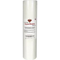 Cut Away Stabilizer White 2.0 oz 12 inch x 10 Yard Roll. SuperStable Embroidery Stabilizer Backing