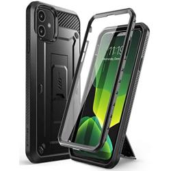 SUPCASE Unicorn Beetle Pro Series Case Designed for iPhone 11 6.1 Inch (2019 Release), Built-In Screen Protector Full-Body Rugged Holster Case (Black)