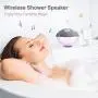 Pool Speaker with Colorful Lights, Floating Bluetooth Speaker IPX7 Waterproof,Built-in Mic,Crystal Clear Stereo Sound Speakers Bluetooth Wireless 50ft Range for Home Shower Pool Outdoor Travel (Gray) Pool Speaker with Colorful Lights, Floating Bluetooth Speaker IPX7 Waterproof,Built-in Mic,Crystal Clear Stereo Sound Speakers Bluetooth Wireless 50ft Range for Home Shower Pool Outdoor Travel (Gray)