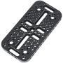 NICEYRIG Camera Cheese Mounting Plate, Universal Top Plate Applicable for URSA Mini 4K, Gimbal Stabilizer, Shoulder Rig System - 031