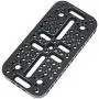 NICEYRIG Camera Cheese Mounting Plate, Universal Top Plate Applicable for URSA Mini 4K, Gimbal Stabilizer, Shoulder Rig System - 031