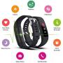 Fitness Tracker HR, Y1 Activity Tracker Watch with Heart Rate Monitor, Pedometer IP67 Waterproof Sleep Monitor Step Counter for Android & iPhone