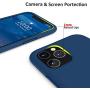SURPHY Silicone Case Compatible with iPhone 11 Pro Max Case 6.5 inch, Liquid Silicone Full Body Thickening Design Phone Case (with Microfiber Lining) for iPhone 11 Pro Max 6.5 2019, Blue Horizon