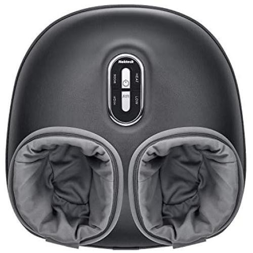 Nekteck Shiatsu Foot Massager Machine with Soothing Heat, Deep Kneading Therapy, Air Compression, Relieve Foot Pain and Improve Blood Circulation,Adjustable Intensity Relax for Home or Office Use Nekteck Shiatsu Foot Massager Machine with Soothing Heat, Deep Kneading Therapy, Air Compression, Relieve Foot Pain and Improve Blood Circulation,Adjustable Intensity Relax for Home or Office Use