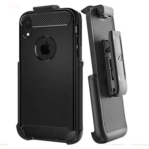 Encased Belt Clip Holster Fits Spigen Rugged Armor Case - Apple iPhone XR (case not Included) Encased Belt Clip Holster Fits Spigen Rugged Armor Case - Apple iPhone XR (case not Included)