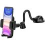 Mpow Car Phone Mount, Dashboard Windshield Car Phone Holder with Long Arm, Strong Sticky Gel Suction Cup, Anti-Shake Stabilizer Compatible iPhone 11 pro/11 pro max/XS/XR/X/8/7,Galaxy, Moto and More
